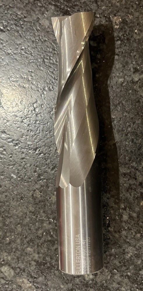 1” Solid Carbide End Mill X-Long 1 X 3 X 6 2FL Fullerton