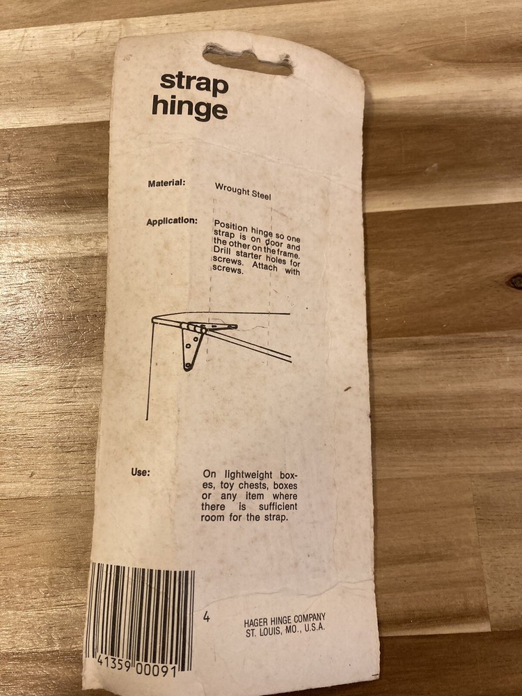 5” Strap Hinge Hagar 00091