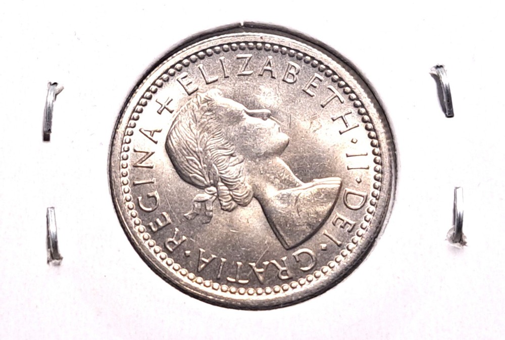 @@@ A SUPERB 1963 ELIZABETH 2nd SIXPENCE @@@