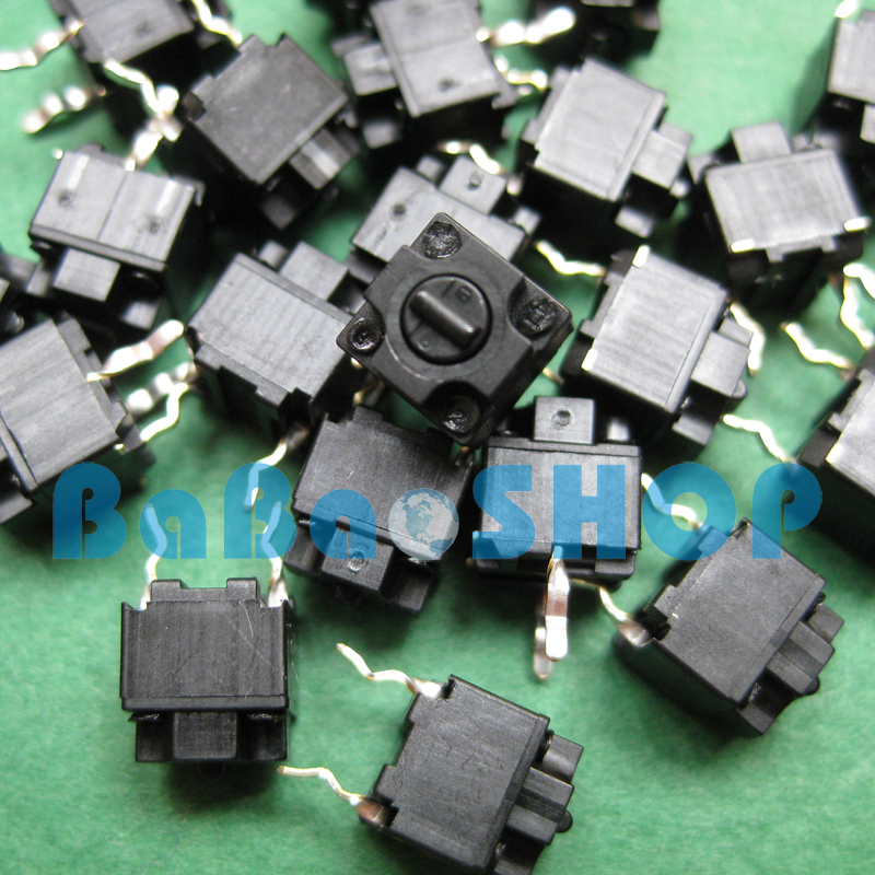 12pcs Panasonic Square Micro Switch for Mouse Black Button Brand New