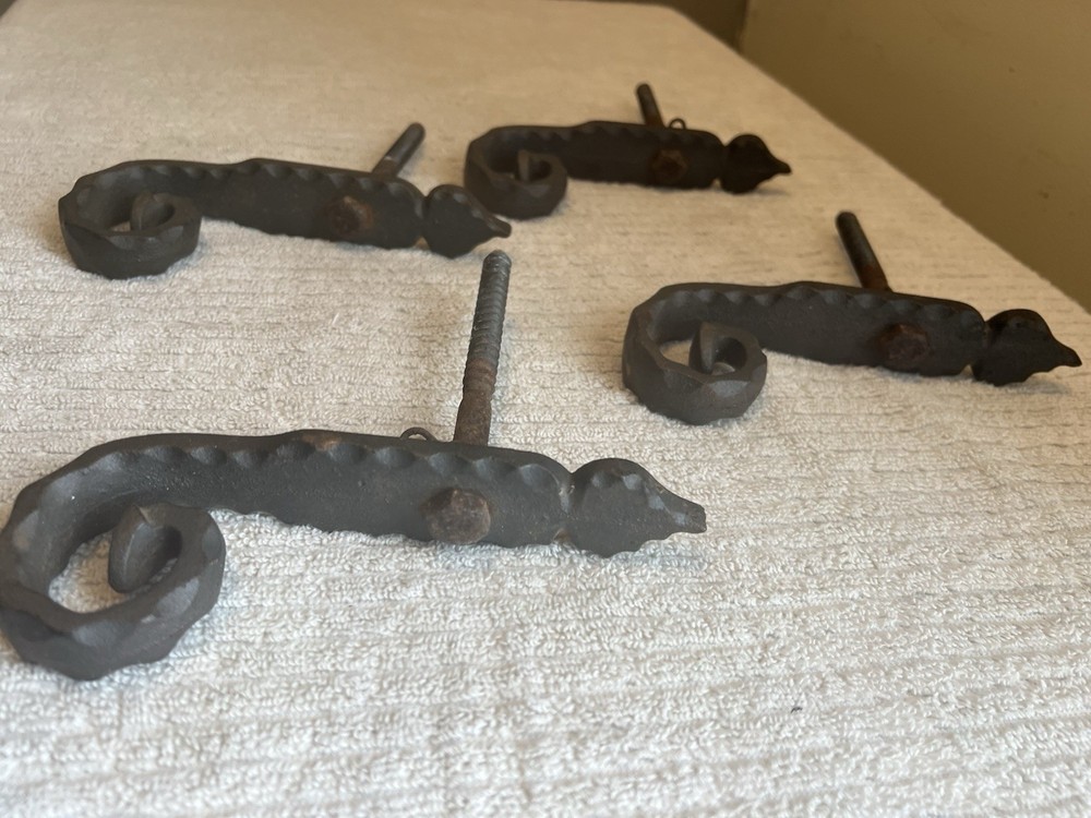 4 Cast Iron Window Shutter Ties