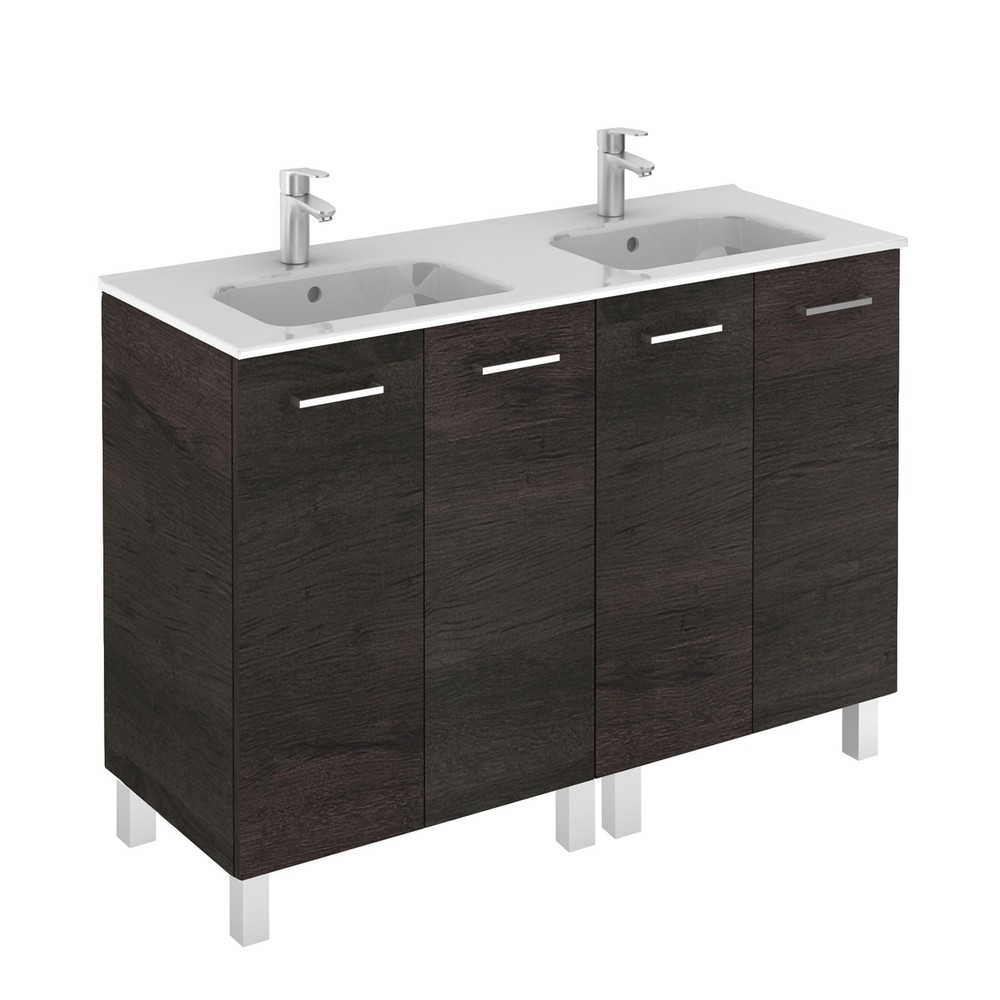 WS Bath Collections Logic 120 Logic Vanities 48" Double Vanity - Gloss