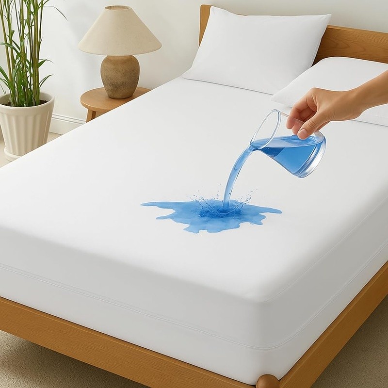 Waterproof Mattress Protector Microfiber 6-Sided Noiseless Washable Soft New