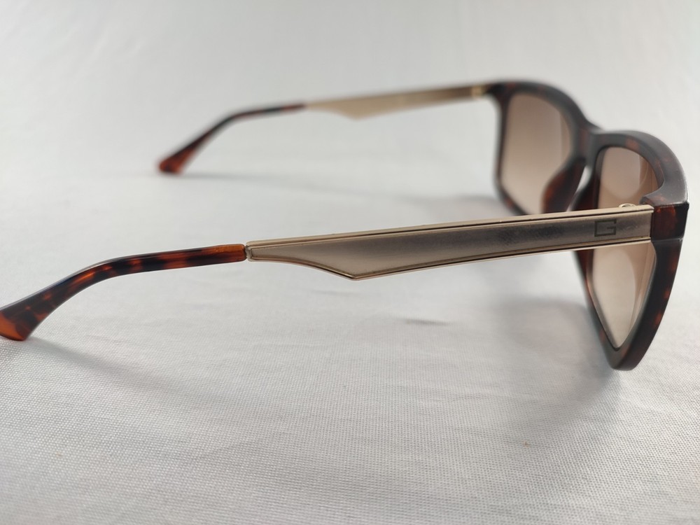 Guess GF0171 52F Sunglasses Tortoise Gold Rectangular Brown Gradient