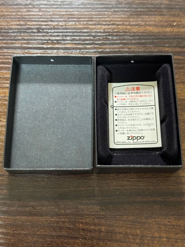 Zippo Black Bass Best Selection Etching Silver Double Sided Processing Lighter