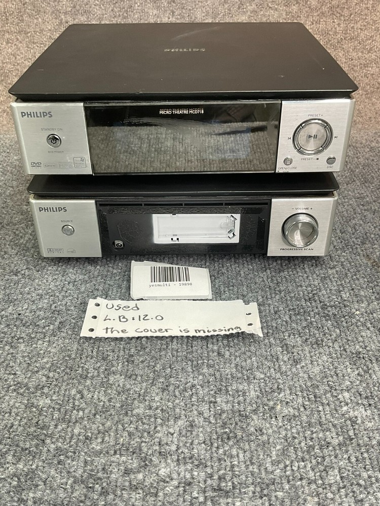 Philips MCD718/37 Micro Theatre System DVD Player Tuner Amplifier