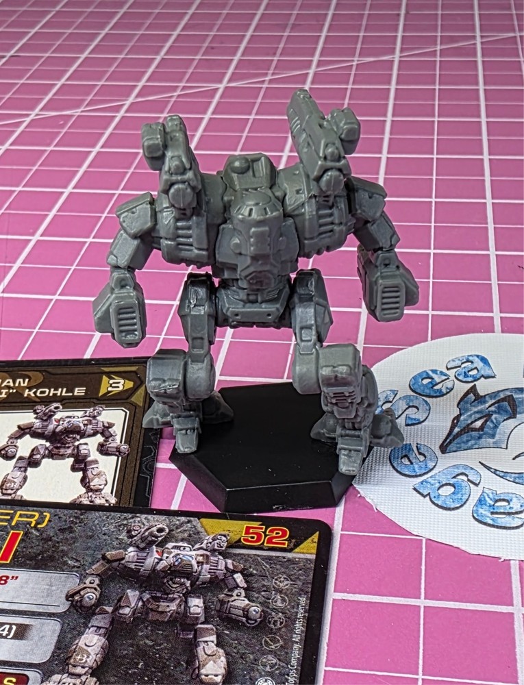 BattleTech Blood Asp Mech -- Black Remnant Command Lance + Cards