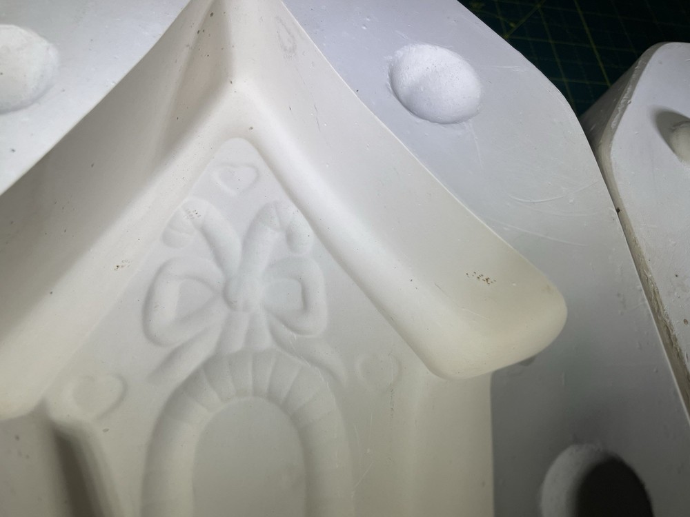 Vintage Macky Ceramic Casting Mold Candy Cane House #543