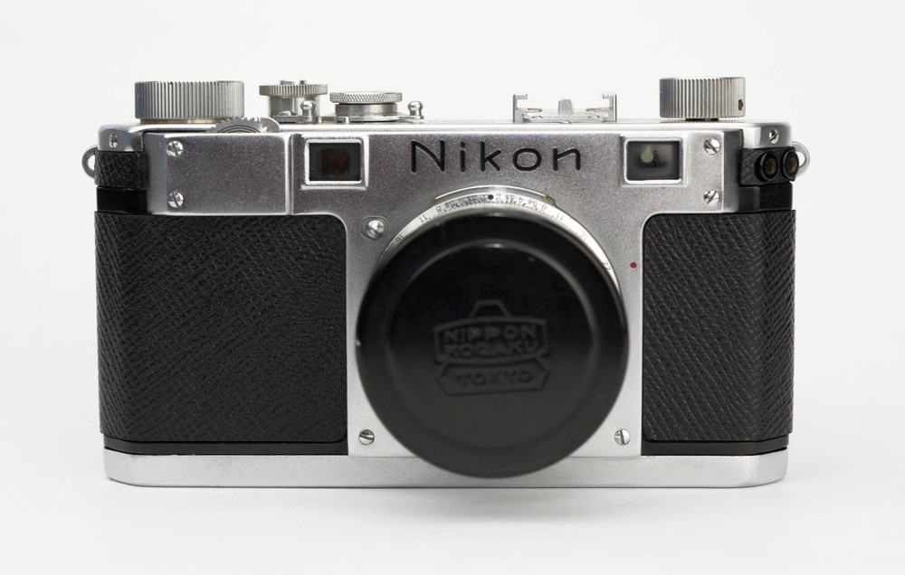 NIKON S Rangefinder Replacement Cover - Laser Cut - Genuine Leather - Embossed