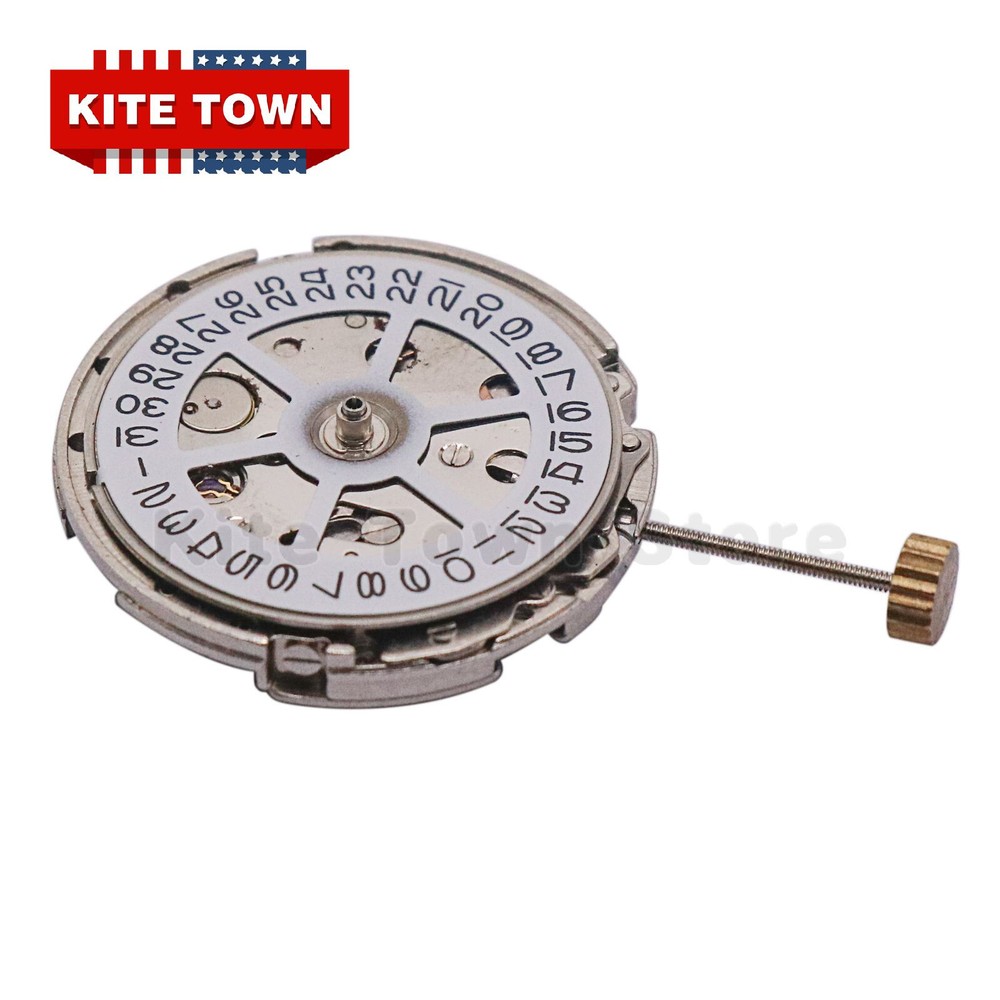 New Silver Automatic Date Movement For DG2813 Asian 2813