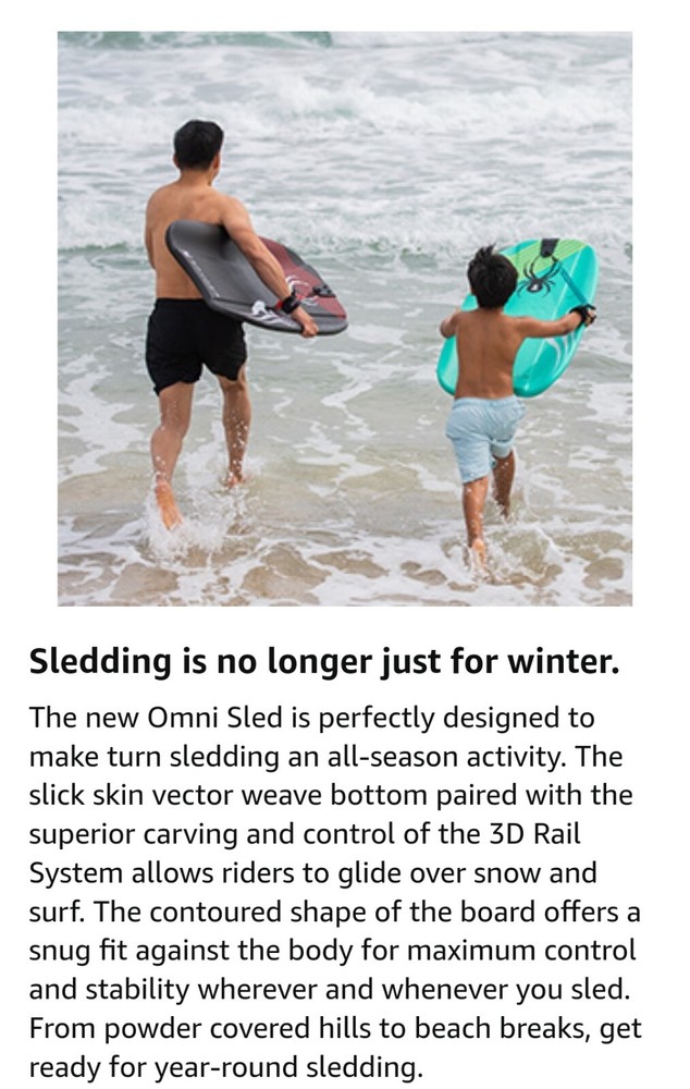 Spyder OMNI Snow & Surf Board