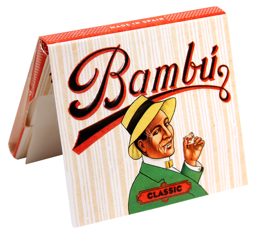 6x Bambu Rolling Papers Authentic Big Bambu Classic Papers 33/Lvs *USA Shipped*!