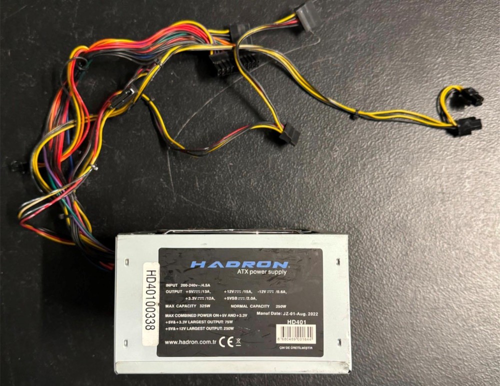 HADRON HD401 325 Watt Power Supply