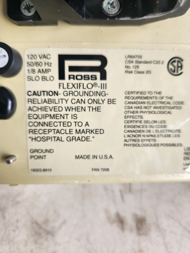 Ross Flexiflo-III Enteral Pump