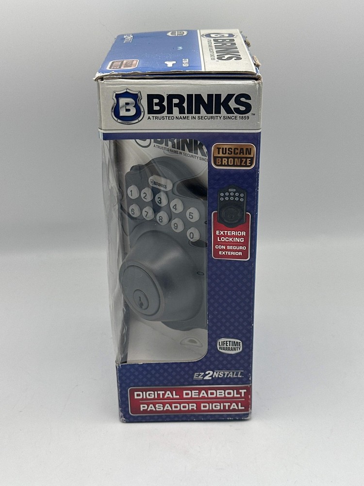 Brinks Digital Deadbolt 2780-150 New Open Box