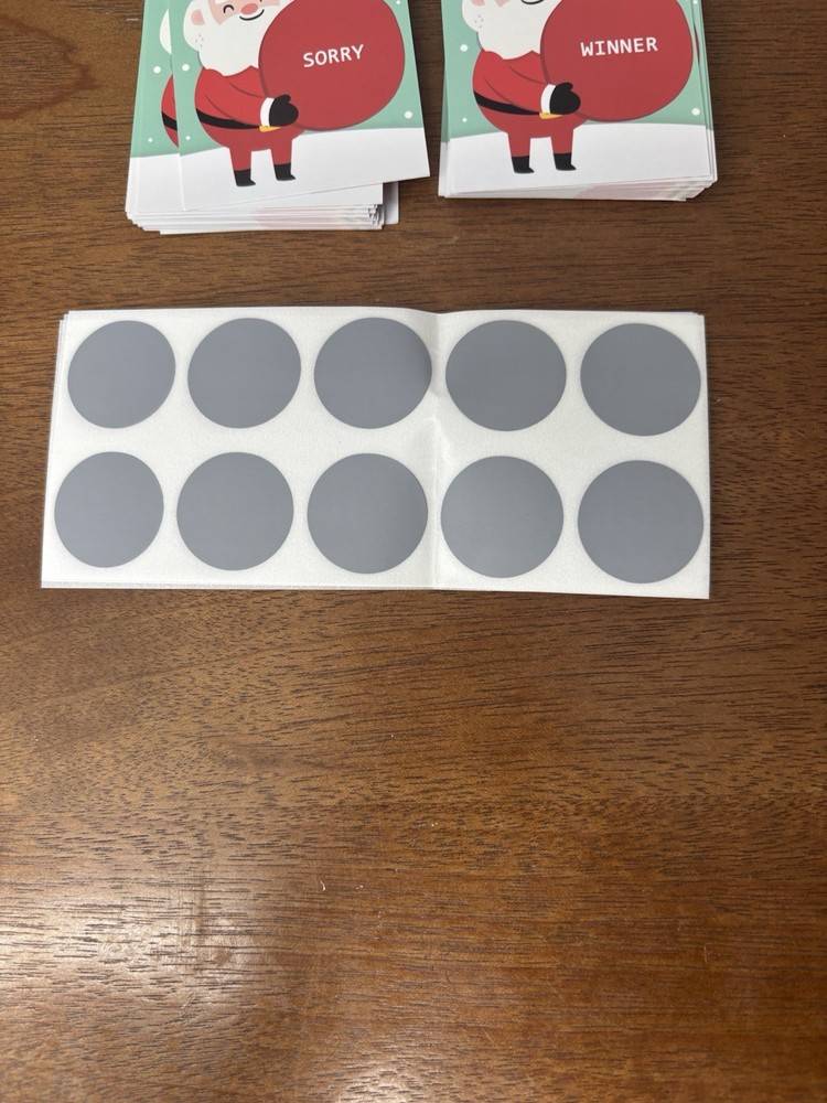 Santa Scratch To Win Brand New