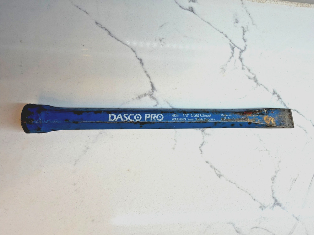 Vintage 1/2" Dasco Pro Cold Chisel Tool No. 405  6” Long