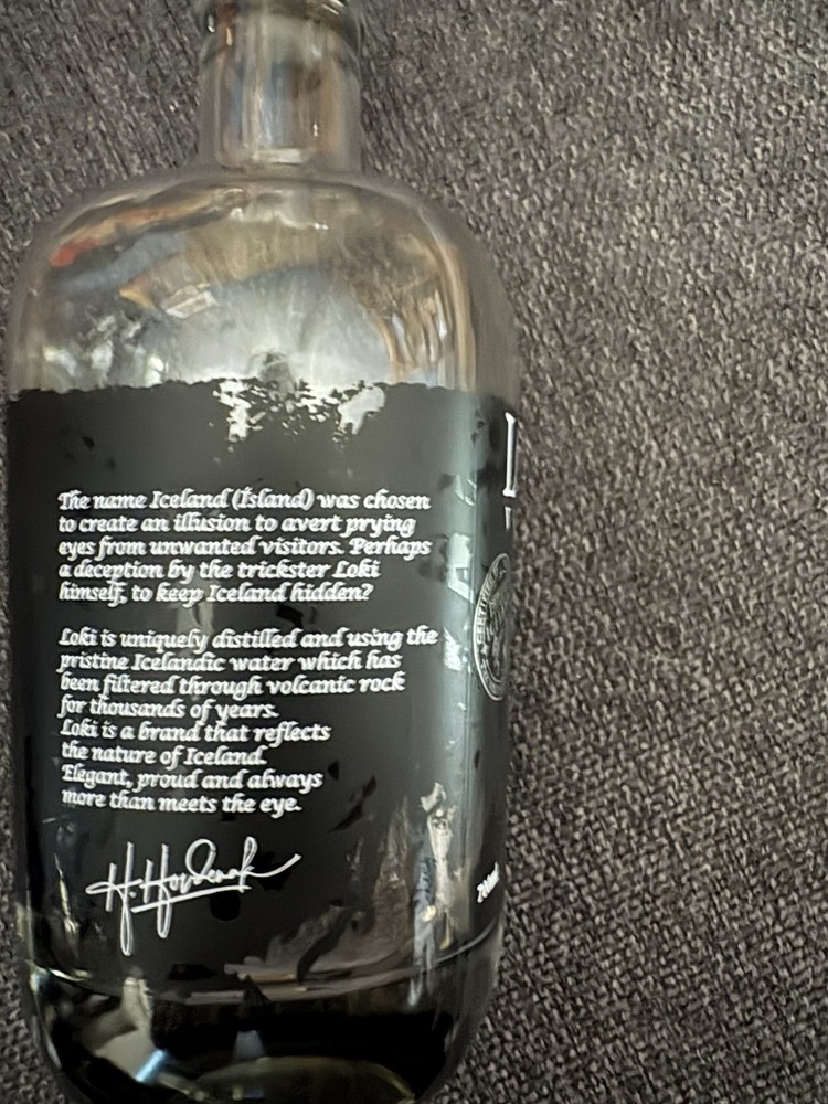 Loki Vodka Empty Bottle 700ml