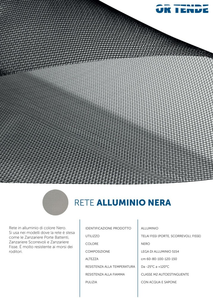 BLACK ALUMINUM Customized Replacement Net for Fixed or Sliding Mosquito Nets