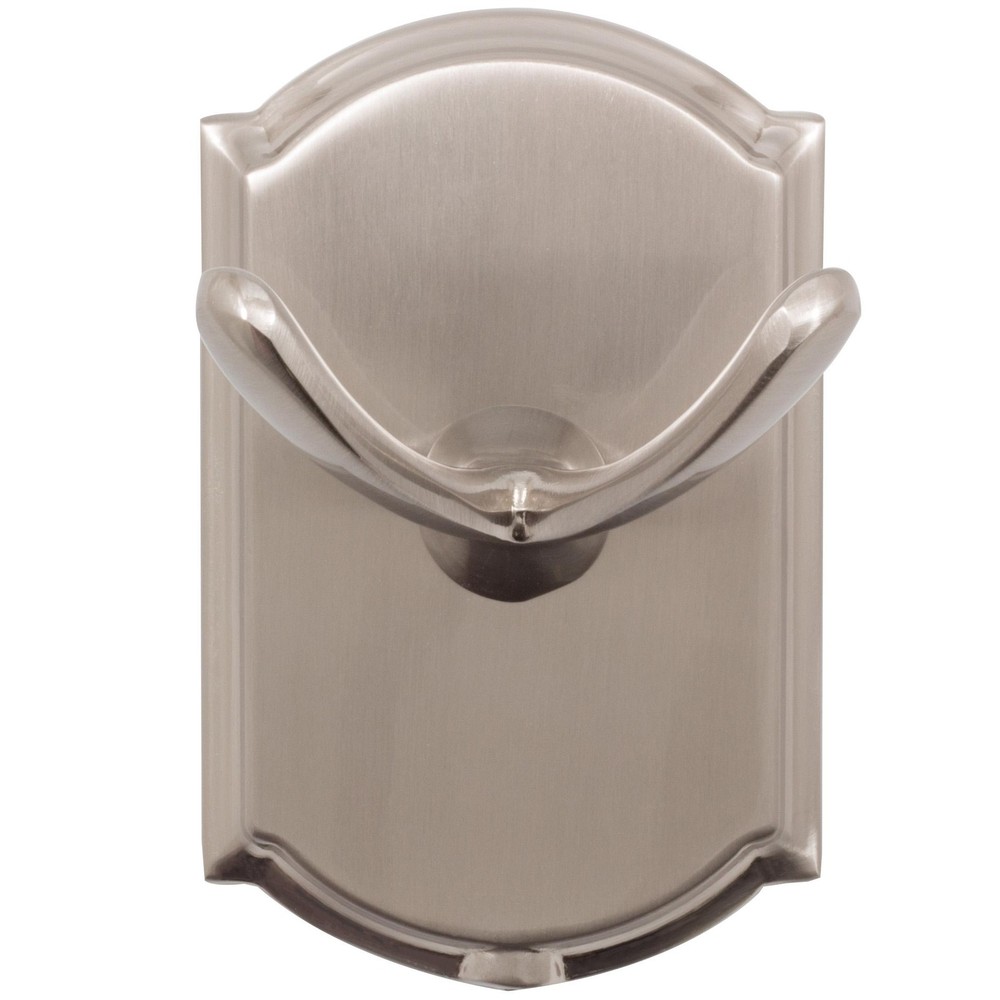 Cambridge Robe Hook, Satin Nickel by Stone Harbor Hardware
