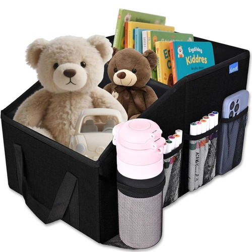 Car Seat Organizer for Back Front Between Seats,Car Storage black