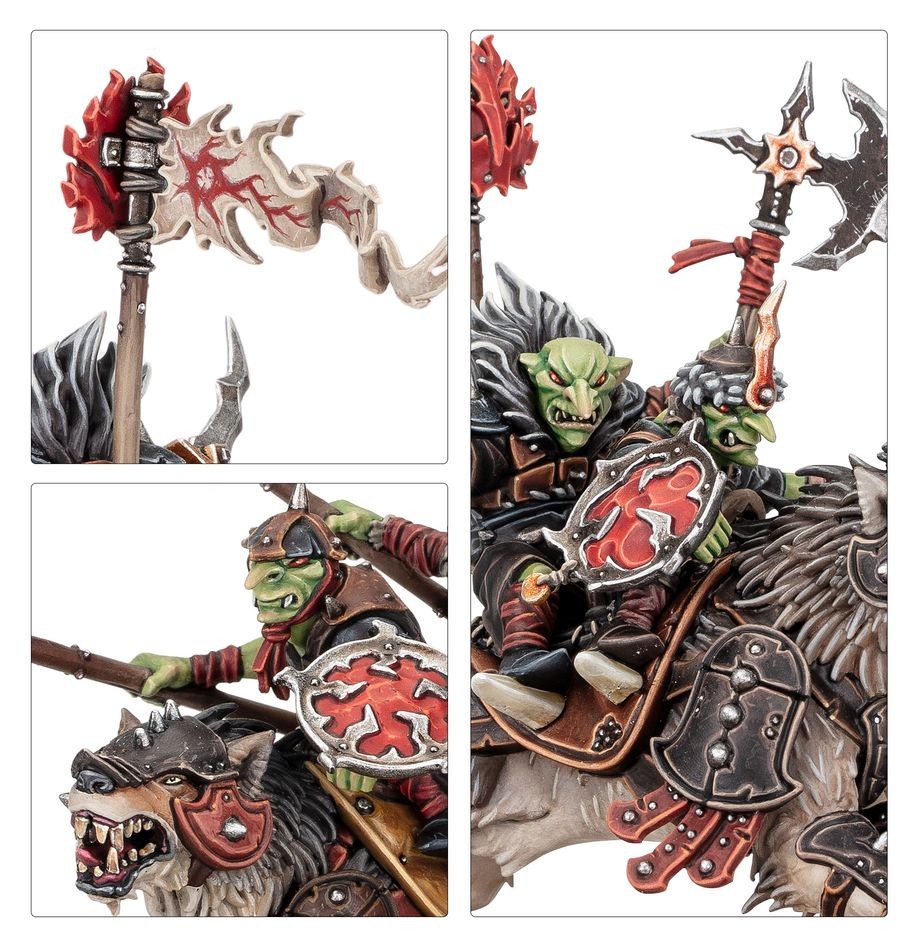 Warhammer: GLOOSMPITE GITZ: SNARLPACK CAVALRY
