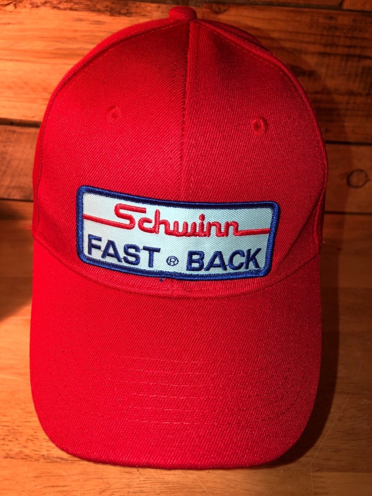 Stingray  RED FASTBACK Hat RED Baseball cap with metal tag