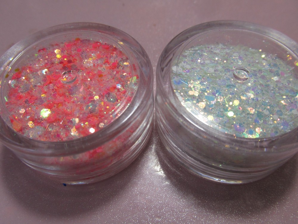 Nail art glitter sequins Cupcake icing collection