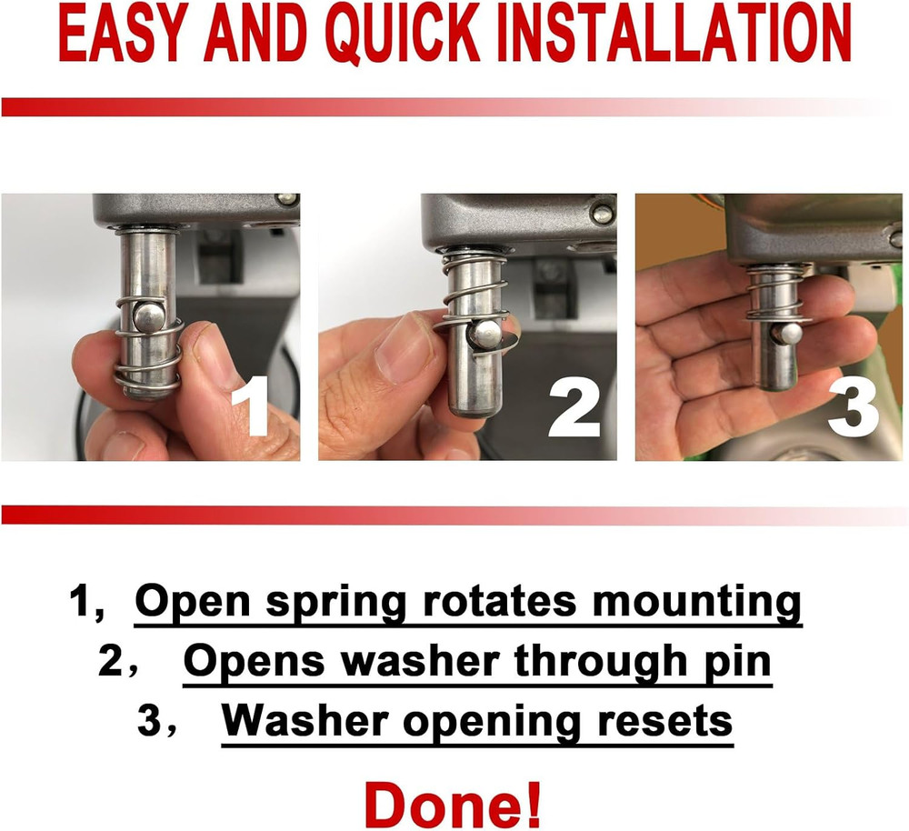Spring and Washer for Kitchenaid Mixer Parts Replacement