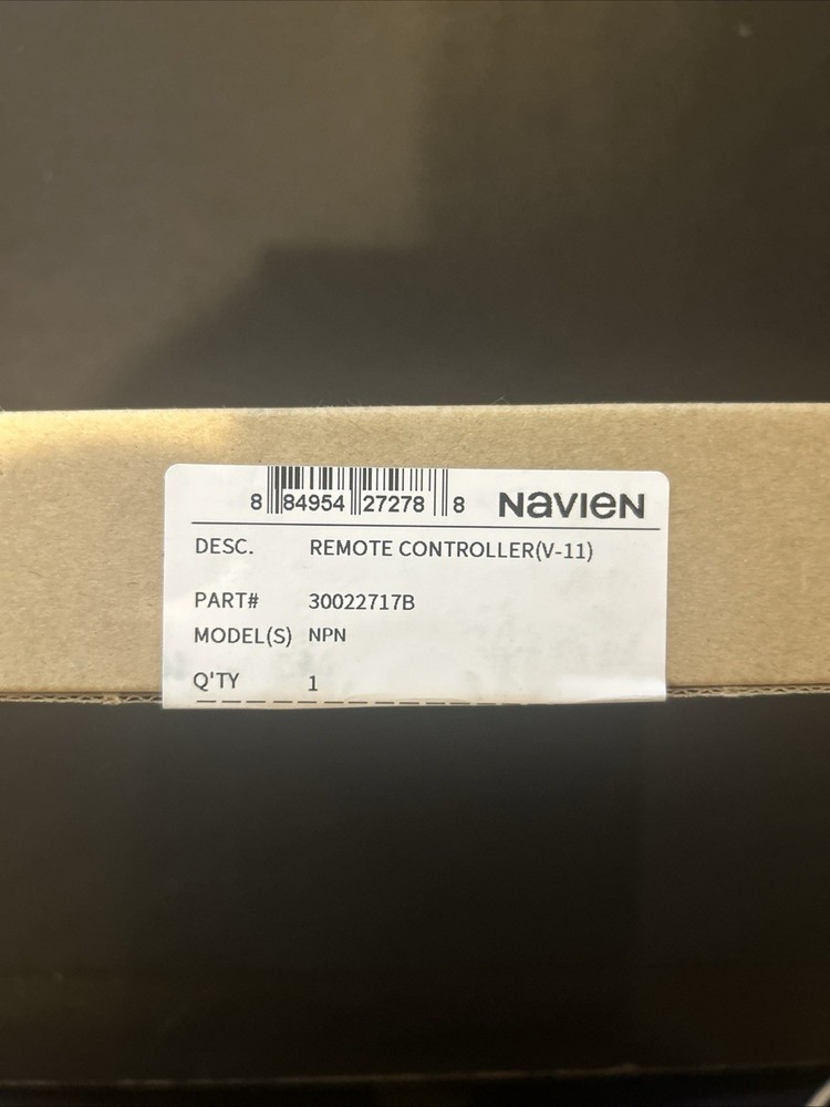 Navien 30022717B Remote For NPN, NPE2, NHW A Water Heaters Brand New Sealed Box