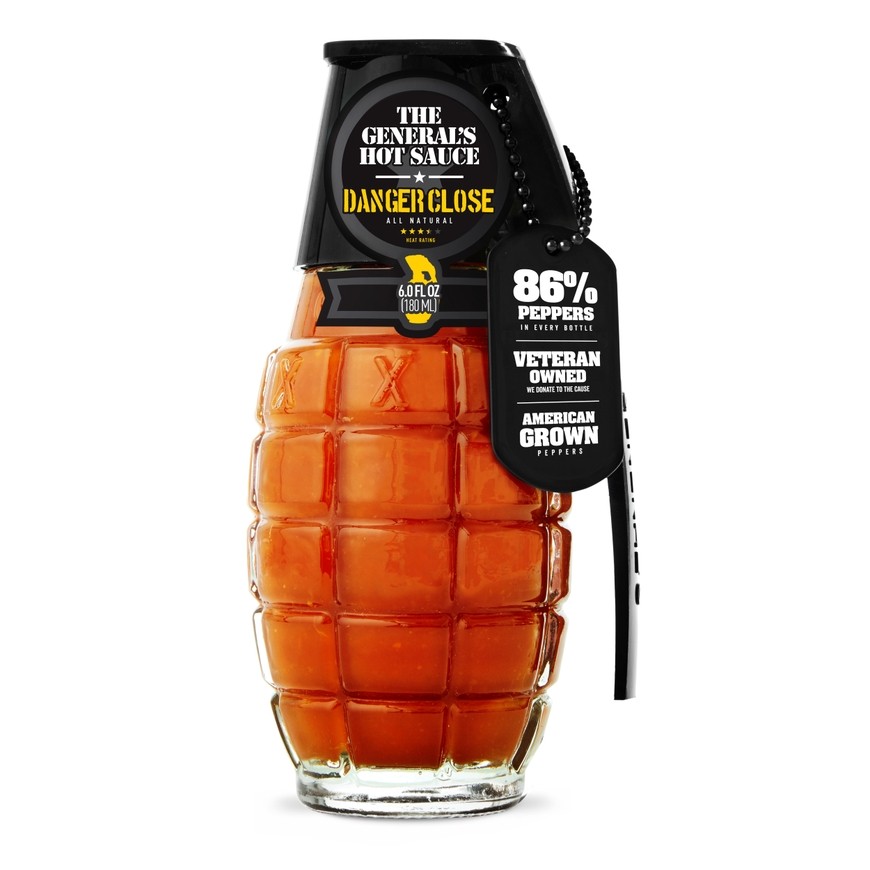 The Generals Hot Sauce DANGER CLOSE 6oz