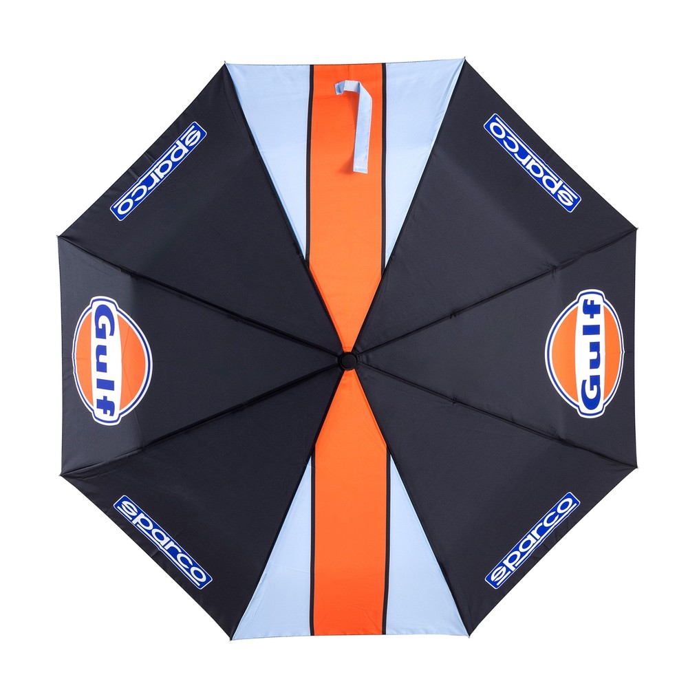 Sparco Gulf Foldable Umbrella With LED Torch - Compact, Protective Cover