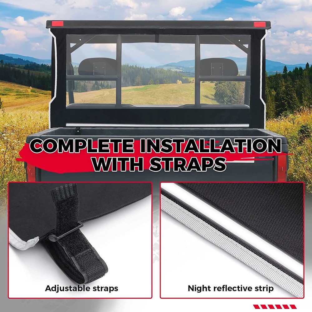 For Polaris Ranger 500/650/700 2002-2008 UTV Rear Back Window Shield Windshield