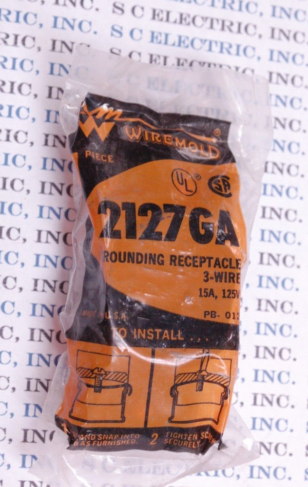 Wiremold 2127GA Gounding Receptacle