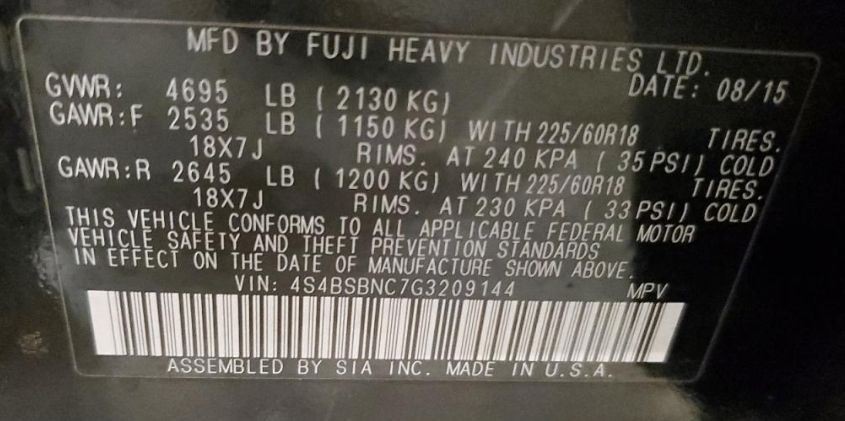 Camera/Projector Camera Windshield Mounted Upper Fits 16 LEGACY 283495