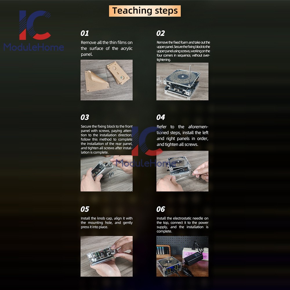 MTC Dual-Mode Music Tesla Coil Artificial Lightning Touchable Bluetooth Decoding