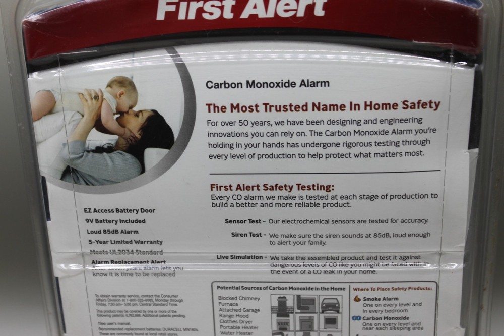 First Alert Carbon Monoxide Alarm CO400