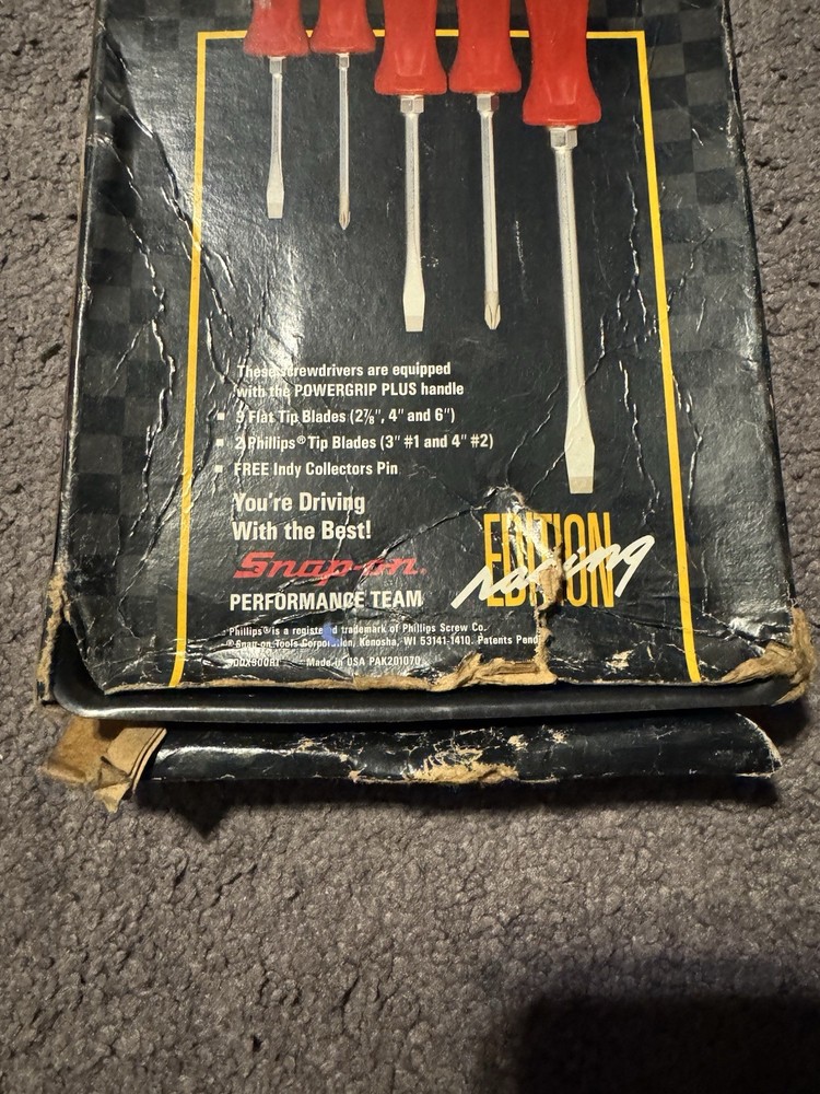 Snap-on Tools 5pc Racing Edition Screwdriver Set