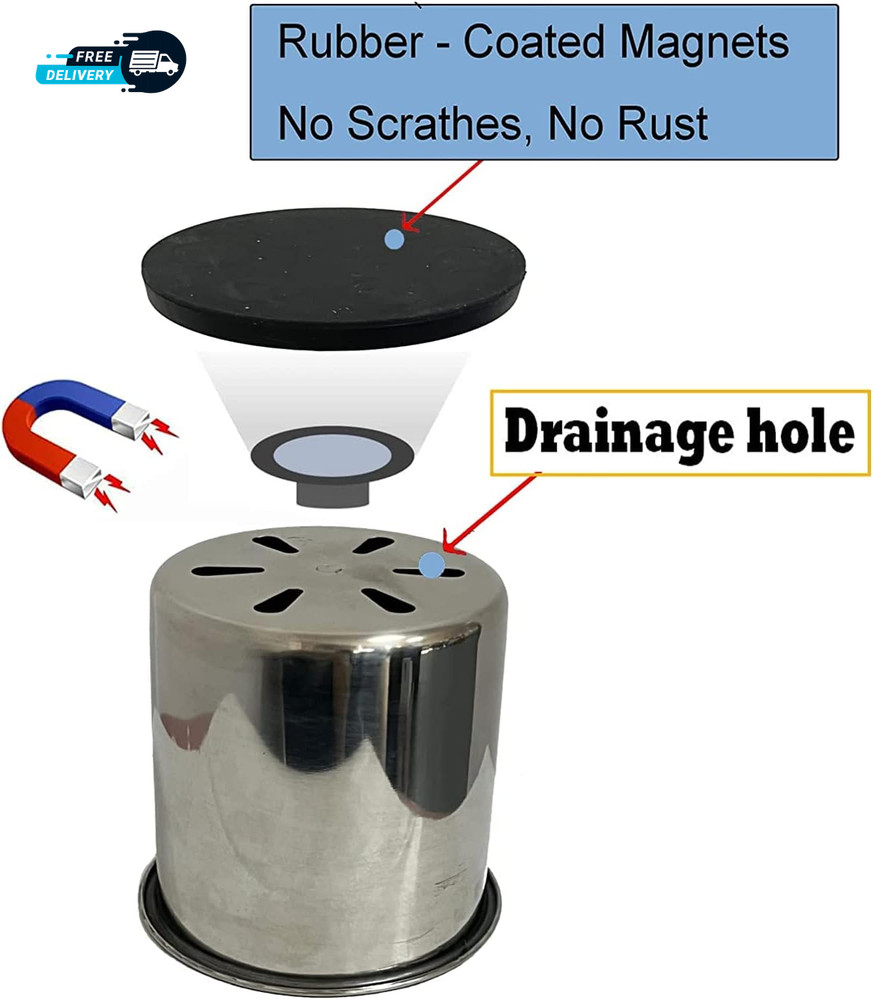 Horizontal Mounting Magnetic Cup Holder Beverage Holder Drink Holder Can Holder