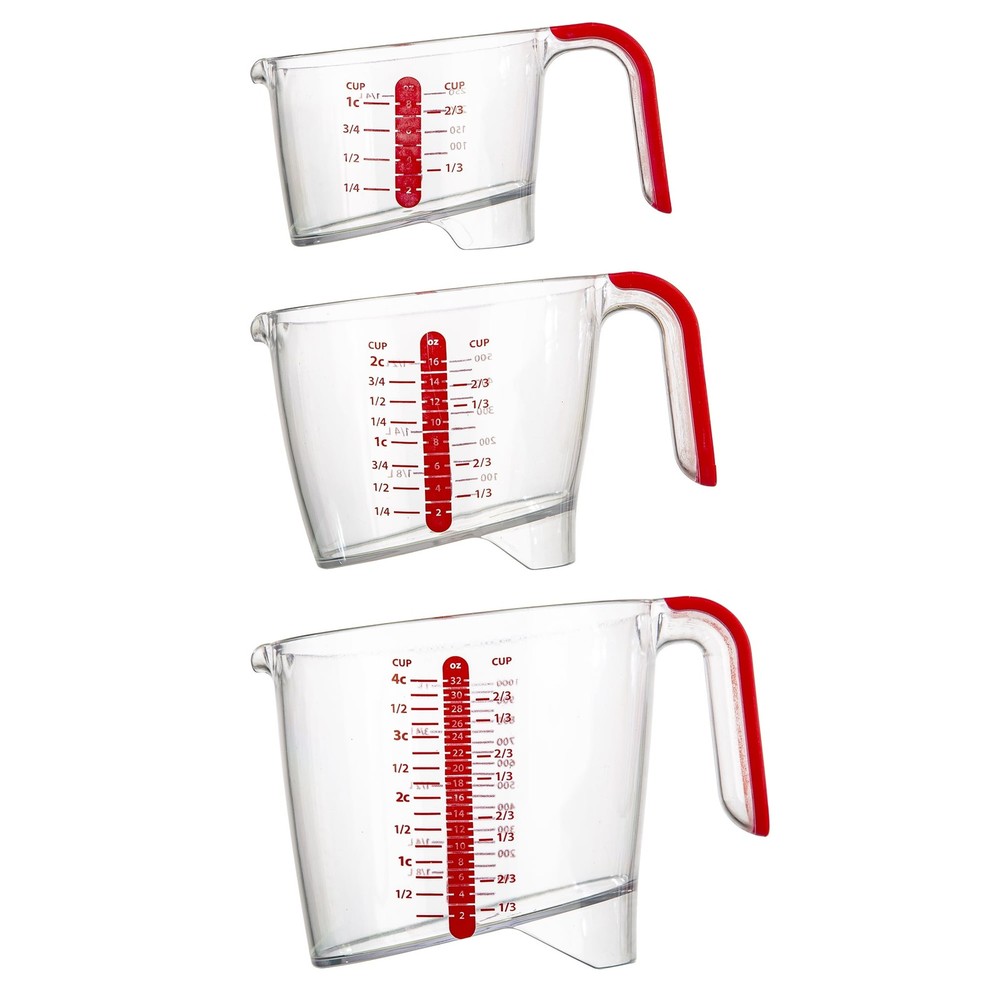 NEW PRODUCT EXPLOSION PrepSolutions 3 Piece Liquid Measuring Cup Set