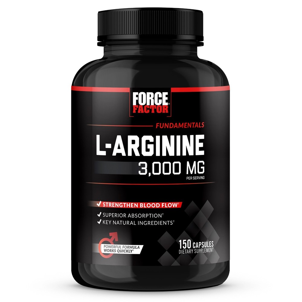 Force Factor L-Arginine 3000 MG, Extra Strength Nitric Oxide & Circulation Boost