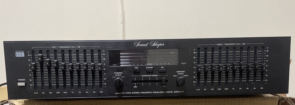 Sound Shaper SS-117EX Stereo Frequency Equalizer (Untested)
