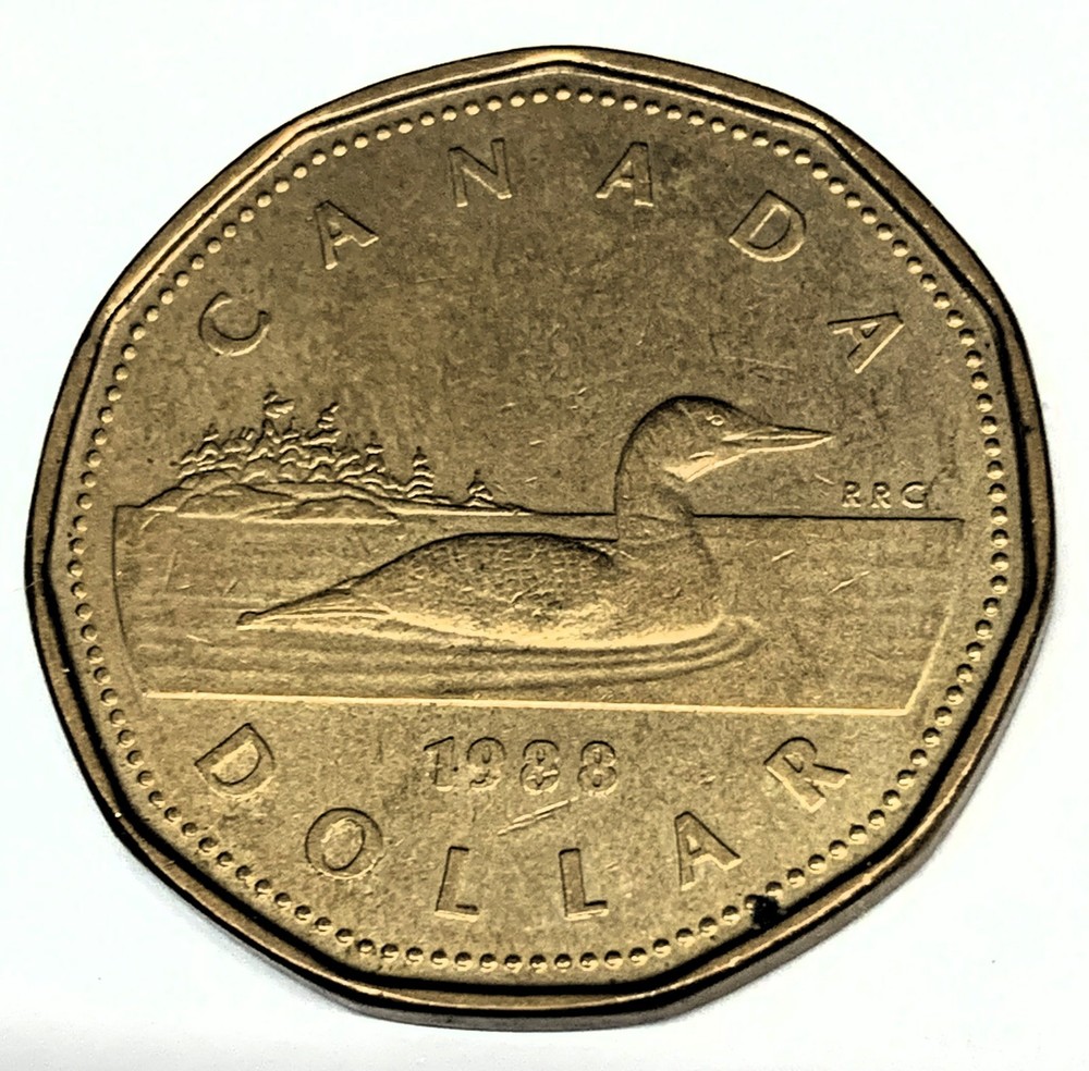 # C1179  CANADA     COIN,     DOLLAR   1988