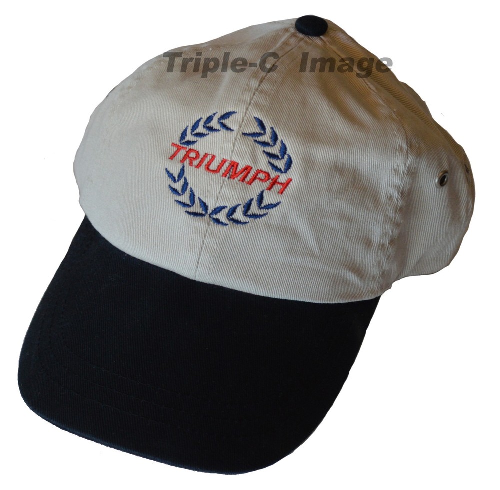 Triumph laurel leaf embroidered hat TR7 TR8 style