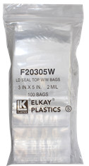 Zip Lock Bag - 3x5 (2 Mil) - Write On