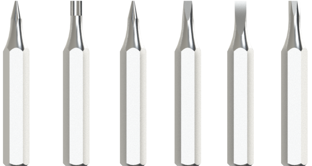 CleverTAC LED ToolPen - Tactical LED Bit Driver - 6 bits - Super Bright - EDC