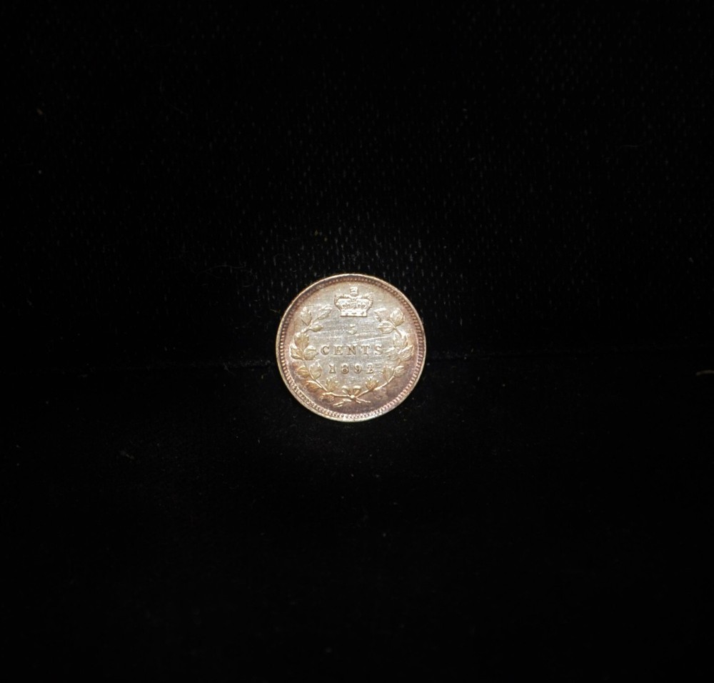 1892 Canada 5C KM 2 .9250 Silver #CR10349