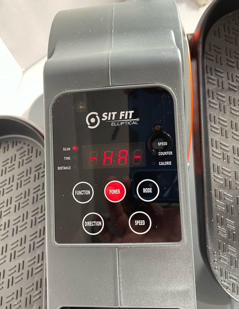 SIT FIT the Compact Motorized Elliptical w/ remote -Open box TESTED & WORKS