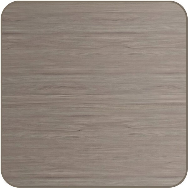 24'' Square Restaurant Table Top with Ash Laminate Top Finish