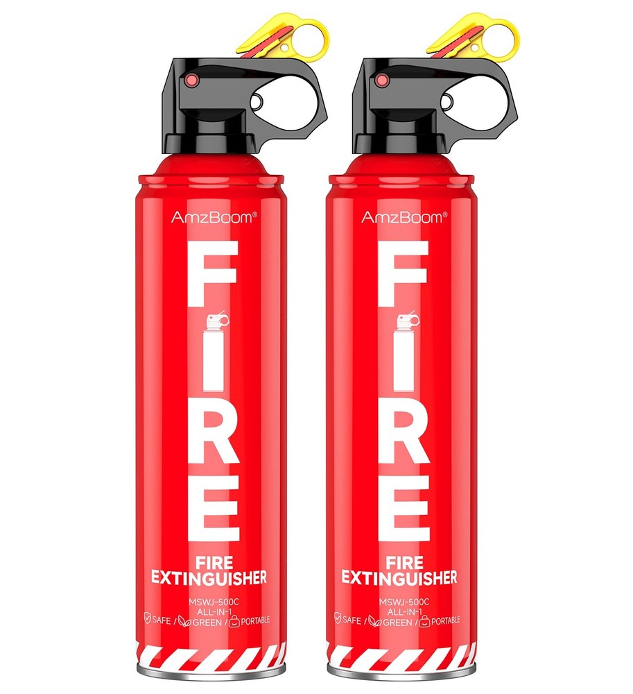 Fire Extinguisher for Home Car & Kitchen Flame Safety Spray 2-Pack